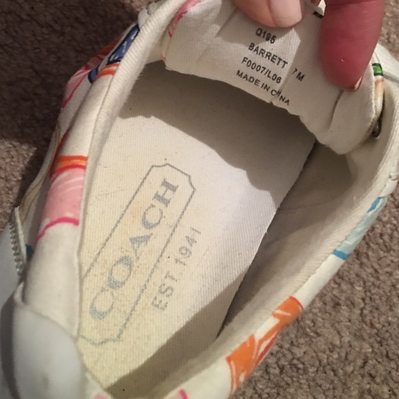 Coach "converse style" Sneaker - Picture 4 of 4