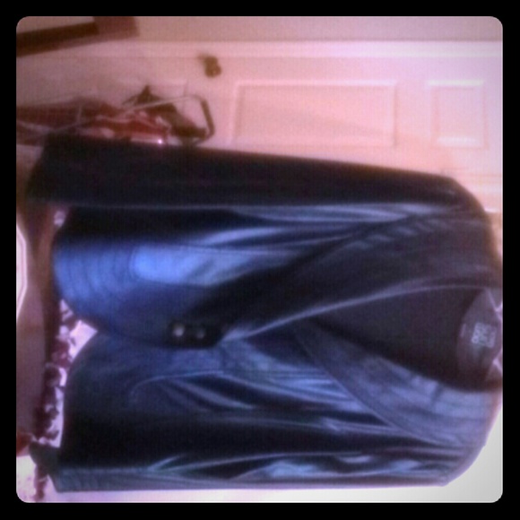 Black Leather Look Jacket - Picture 1 of 1