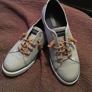 Sperry TopSide seacoast canvas