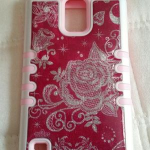 Beautiful pink case for Galaxy 5s