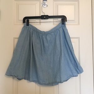 Lauren Conrad high waisted denim skirt