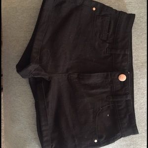Highwasted black shorts from Charlotte Russe