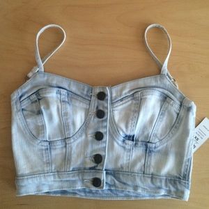 Garage XS Denim Bustier