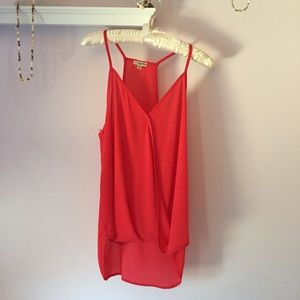 Lily White red tank top