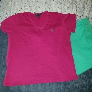 Ralph Lauren v-neck tshirt