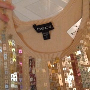 bebe Tops - Stunning Bebe sequin tank nwt bebe Tops - Stunning Bebe sequin tank nwt