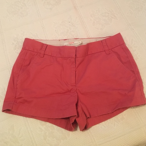 J. Crew Red Chino Shorts