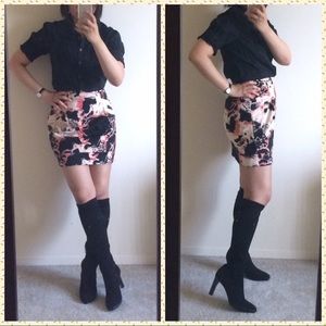 French Connection High-Waist Mini Skirt