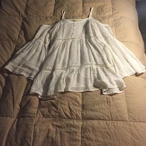 White Flowy Top from Urban Outfitters