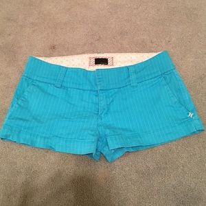 Hurley pinstriped shorts