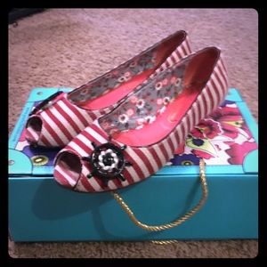 Poetic License Anchors Away Peep Toe Wedge