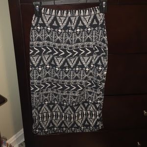 Midi Pencil Skirt