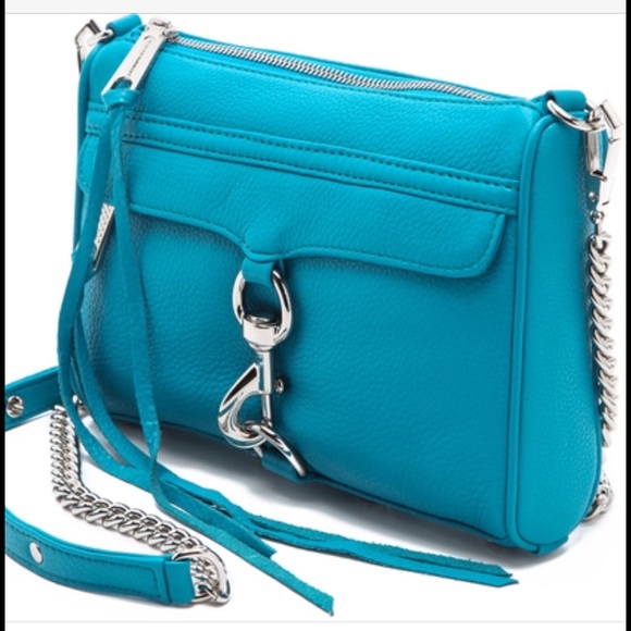 Rebecca Minkoff Handbags - Rebecca Minkoff Mini Mac blue cross body!