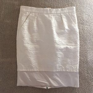 BCBGMaxAzria JADEN Jacquard Pencil Skirt w/Pockets