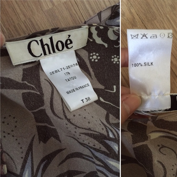Chloé Wrap Made in France 100% Silk