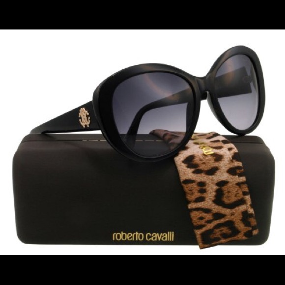Roberto Cavalli 
Black Sunglasses Temoe 727s 01B