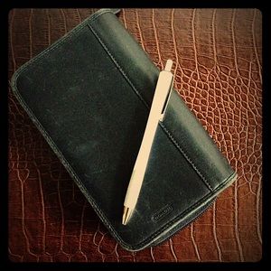 Coach Leather Zip Travel Organizer