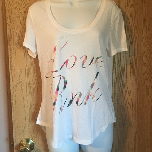 Victoria's Secret PINK White T-Shirt