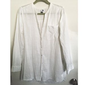 White Linen Tunic