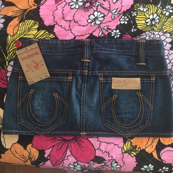 True Religion Mini Jean Skirt size 31