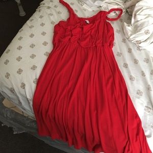 Red old navy dress