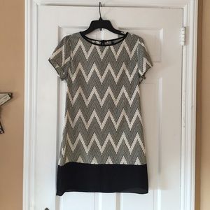 Zig Zag Print Dress