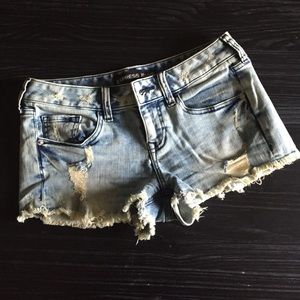 Denim shorts