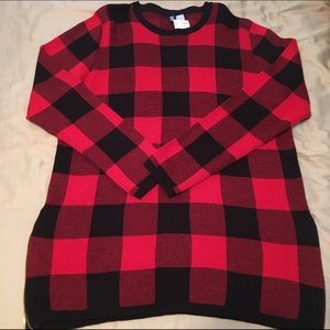 Mens Plaid Sweater