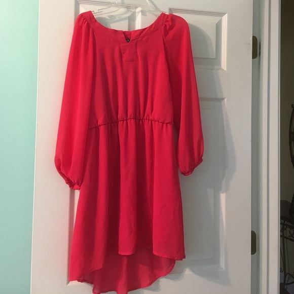 Coral dress