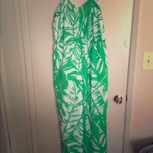 Green jumpsuit from the Lilly for Target