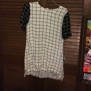 LA Hearts lose checker dress