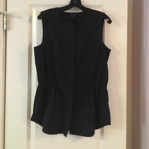 Theory Navy Blouse