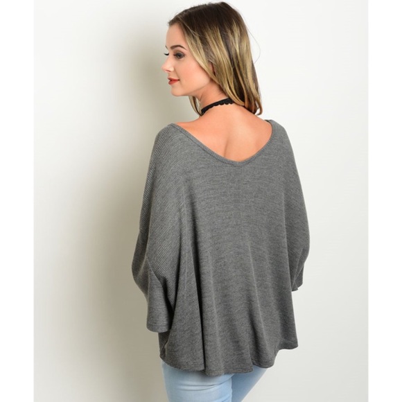 Sale! Charcoal Top - Picture 2 of 2