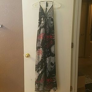 Ed hardy panther halter maxi dress - hard to find