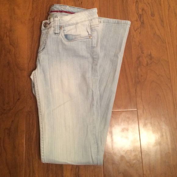 Light blue Charlotte Russe jeans with gems