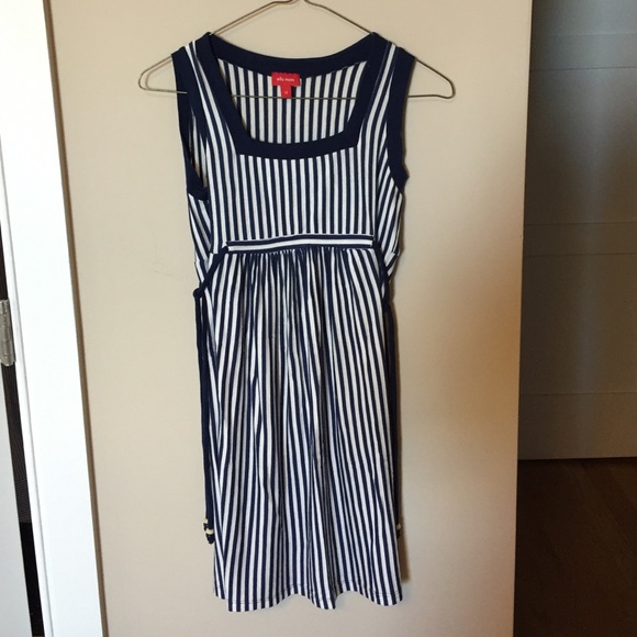 Blue and white striped Ella Moss dress - Picture 1 of 2