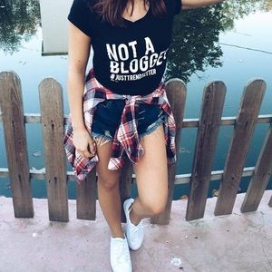 'Not a blogger' Tee
