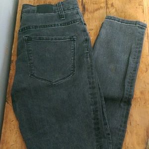 BDG Gray Super High Waisted Jeans