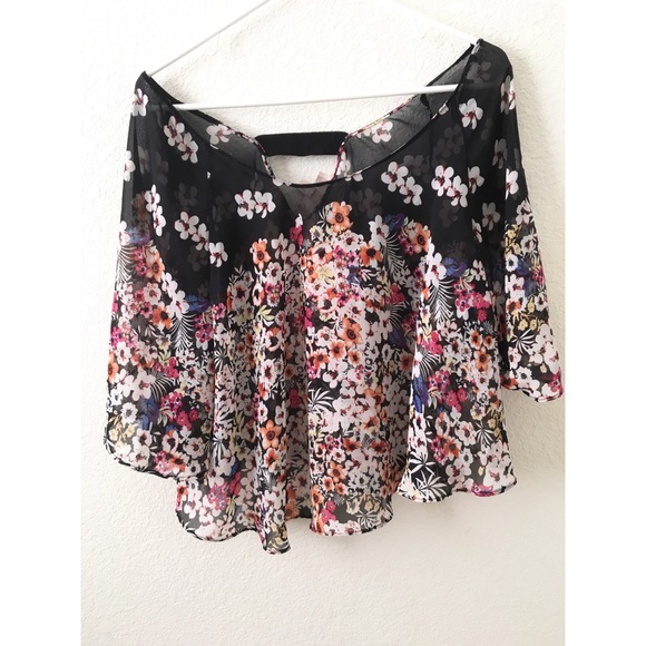 Philosophy summer floral blouse