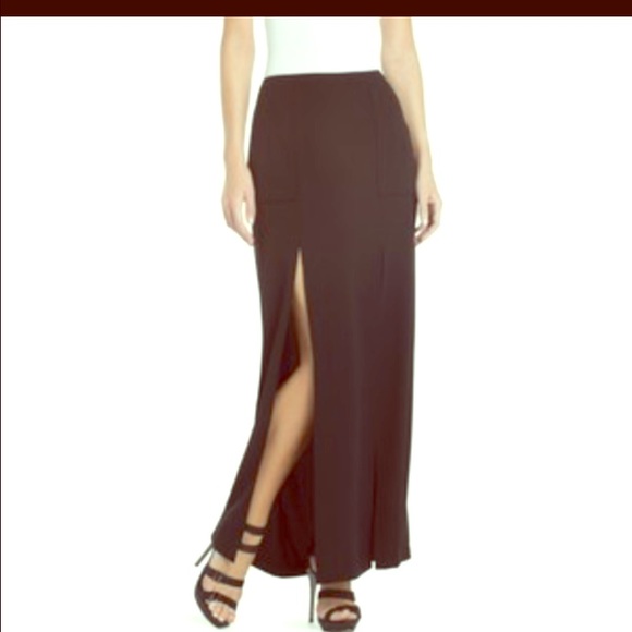MOVING SALE 🎉BCBGMazAzria Double Slit Maxi Skirt