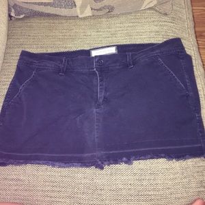 Abercrombie and Fitch skirt dark blue