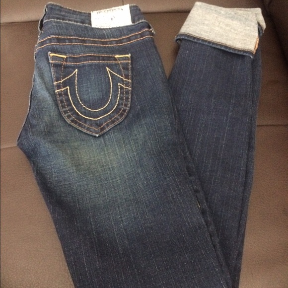 True Religion distressed jeans