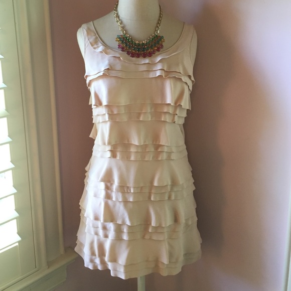 FRENCH CONNECTION pale rose-color dress