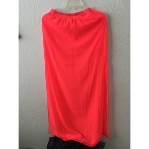 H&m fluorescent skirt