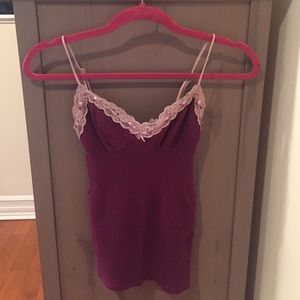 Free People Purple Knit Tank