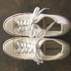White Converse shoes