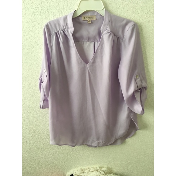 Philosophy  blouse in lavender