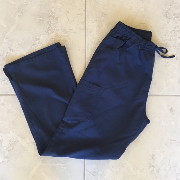 Navy blue scrub pants