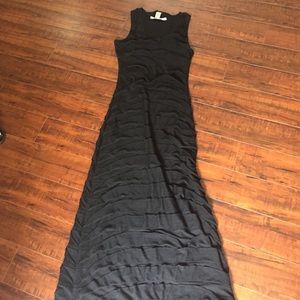 Black maxi dress