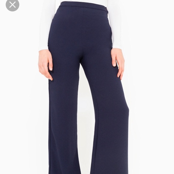 American apparel crepe Charlie pant navy blue